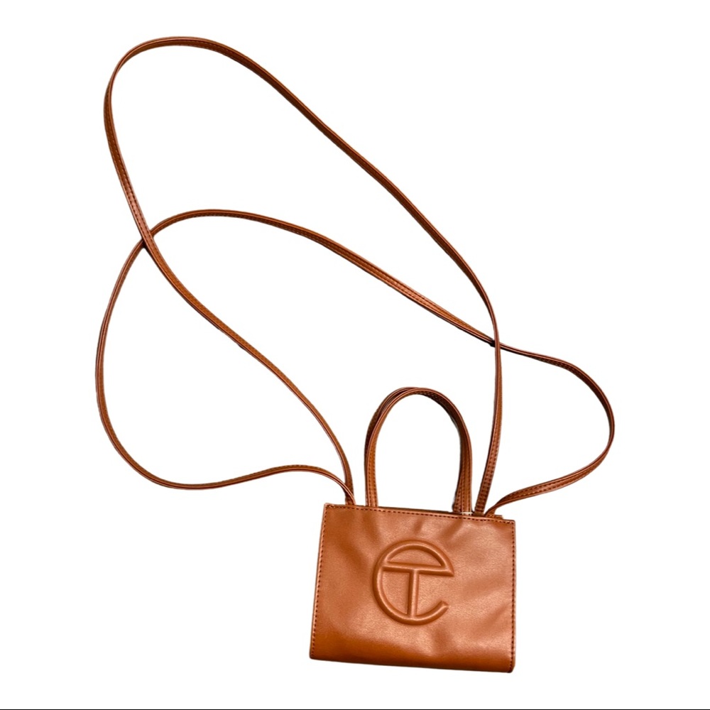 Small Tan Shopping Bag